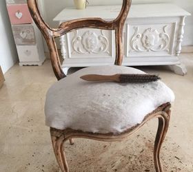 make a statement the elizabethan chair makeover, how to, painted furniture, reupholster