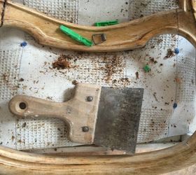make a statement the elizabethan chair makeover, how to, painted furniture, reupholster