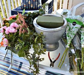 why add artificial flowers to a fresh flower arrangement, crafts, flowers, gardening