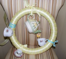 chipped broken misfits, crafts, repurposing upcycling, wreaths