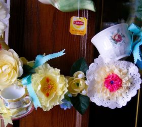 chipped broken misfits, crafts, repurposing upcycling, wreaths