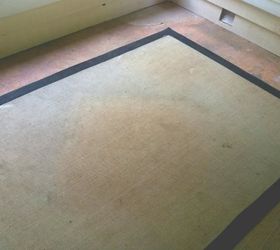 give an old rug new life by painting it, diy, porches, repurposing upcycling, reupholster