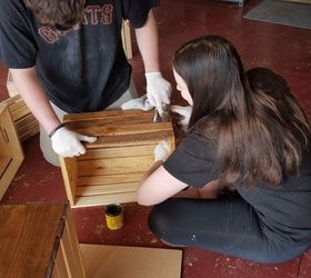 from crates to coffee, diy, painted furniture, repurposing upcycling, woodworking projects