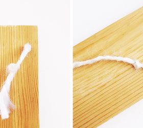 a hanging rope shelf, diy, shelving ideas