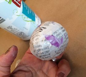 gold dipped newspaper eggs, crafts, easter decorations, seasonal holiday decor