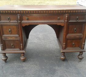 garbage find turned into a vanity for my daughter, painted furniture