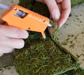 succulent moss spring wreath, crafts, flowers, gardening, succulents, wreaths