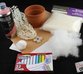 easter bunny craft in a flower pot, crafts, gardening