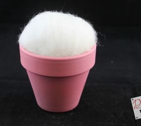 easter bunny craft in a flower pot, crafts, gardening