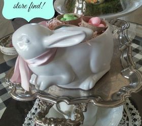 how to turn a thrift store reject into a charming easter centerpiece, easter decorations, seasonal holiday decor