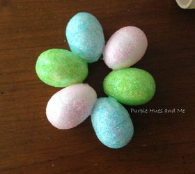 easter eggs flower napkin rings, crafts, easter decorations, how to, seasonal holiday decor