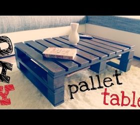 pallet coffee table video, diy, how to, painted furniture, pallet, woodworking projects