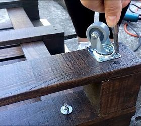 pallet coffee table video, diy, how to, painted furniture, pallet, woodworking projects