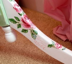 decopauged painted garage sale mirror, decoupage, painted furniture