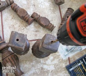 vintage soda crate becomes farmhouse foot stool, diy, repurposing upcycling, rustic furniture, woodworking projects