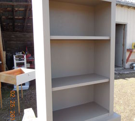 found this big drawer at a home resource it was 22x36x9 deep, diy, painted furniture, repurposing upcycling, woodworking projects, Shelves added again with re purposed wood