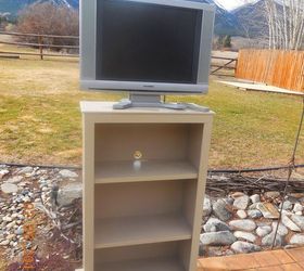 found this big drawer at a home resource it was 22x36x9 deep, diy, painted furniture, repurposing upcycling, woodworking projects, Stand with 25 TV set on it