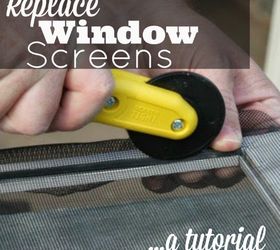 replace window screens a tutorial, diy, how to, window treatments, windows