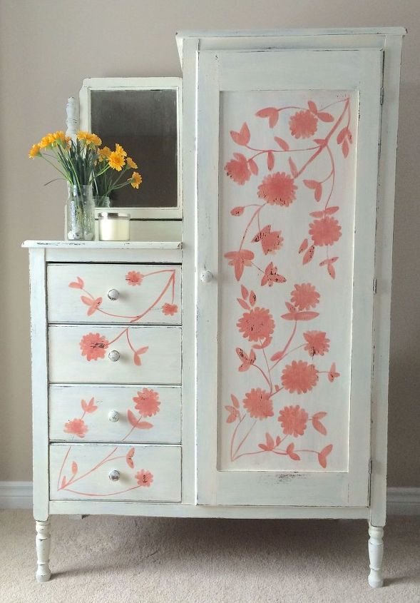Hand Painting Flowers on Furniture | Hometalk