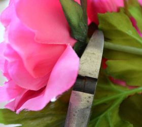 springtime inspired flower napkin rings, crafts, easter decorations, seasonal holiday decor