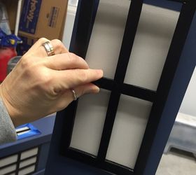 tardis boockcase media storage tutorial, decoupage, how to, painted furniture, storage ideas