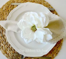 springtime inspired flower napkin rings, crafts, easter decorations, seasonal holiday decor