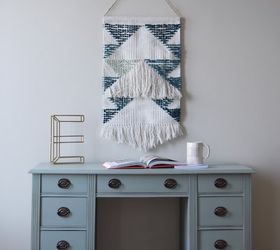creating calm in your office space, painted furniture