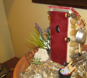 fairy garden outhouse, crafts, gardening