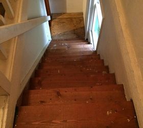 brightening up a dark stairway, diy, home maintenance repairs, painting, stairs