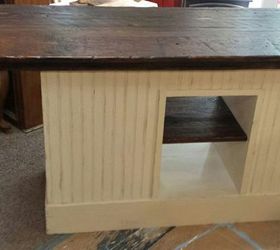 this buffet will be turned into a gorgeous barnwood top kitchen isla, chalk paint, diy, kitchen design, kitchen island, painted furniture, repurposing upcycling, woodworking projects