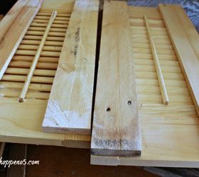 how to make word art with a shutter, chalk paint, crafts, curb appeal, how to, repurposing upcycling