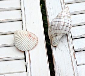 how to make word art with a shutter, chalk paint, crafts, curb appeal, how to, repurposing upcycling