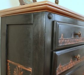textured wallpaper on furniture for a luxurious look diylikeaboss, chalk paint, decoupage, painted furniture