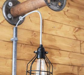 diy industrial bobbin light, diy, how to, lighting, repurposing upcycling