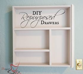 got old drawers, diy, how to, organizing, painted furniture, repurposing upcycling, storage ideas, wall decor