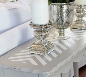 patterned sofa table, how to, painted furniture