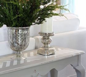 patterned sofa table, how to, painted furniture