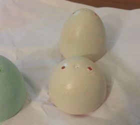 more painted plastic eggs, crafts, easter decorations, seasonal holiday decor