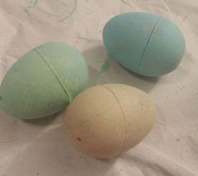 more painted plastic eggs, crafts, easter decorations, seasonal holiday decor