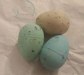 more painted plastic eggs, crafts, easter decorations, seasonal holiday decor