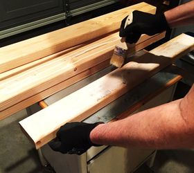 rustic farmhouse style table using only 2 x 4s, diy, painted furniture, rustic furniture, woodworking projects