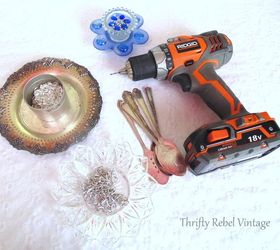 how to make a garden plate flower wind chime, crafts, gardening, how to, repurposing upcycling