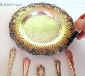 how to make a garden plate flower wind chime, crafts, gardening, how to, repurposing upcycling