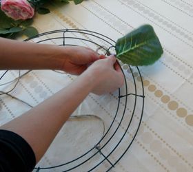 hanging floral chandelier diy, crafts, how to, wreaths