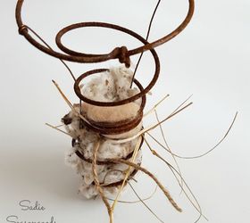a bed spring for a spring bed diy nesting material holder, animals, crafts, outdoor living, pets animals