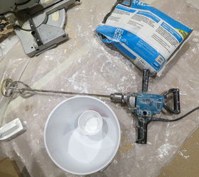the ultimate guide to installing a porcelain tile backsplash, diy, how to, kitchen backsplash, kitchen design, tiling, Getting ready to mix thinset