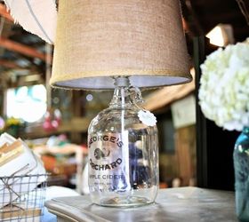 how to make a vintage bottle lamp, how to, lighting, repurposing upcycling