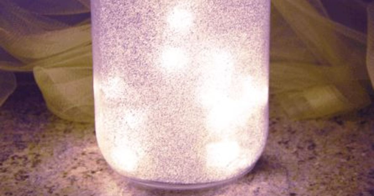 Diy Glitter Fairy Mason Jar Light Hometalk