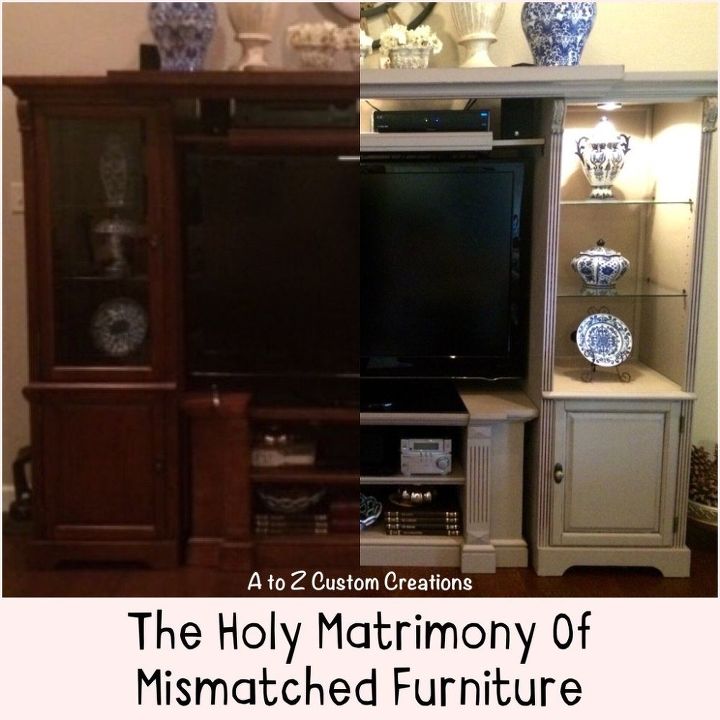 Uniting Mismatched Furniture With Paint