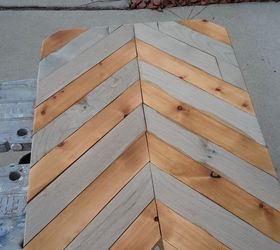 Folding Luggage Rack to Rustic Herringbone Side Table 30dayflip Hometalk